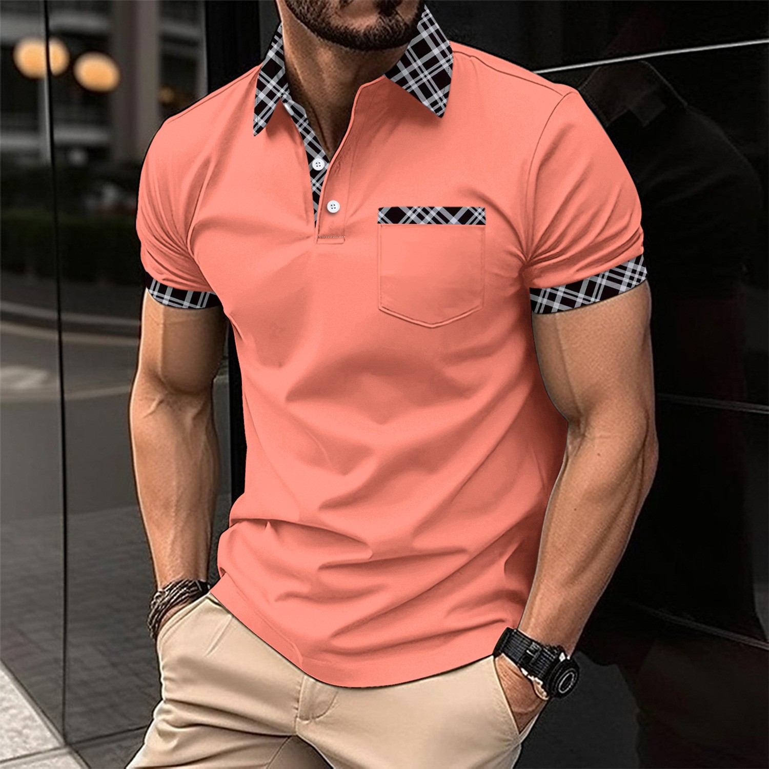 Men Formal Wear Combination - Erkekler için rahat, nefes alabilen, ön