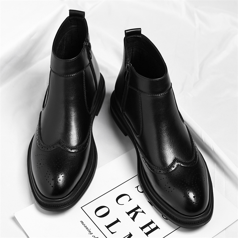 Men'S Formal Style - Sonbahar Kış Kalın Tabanlı Erkek İş