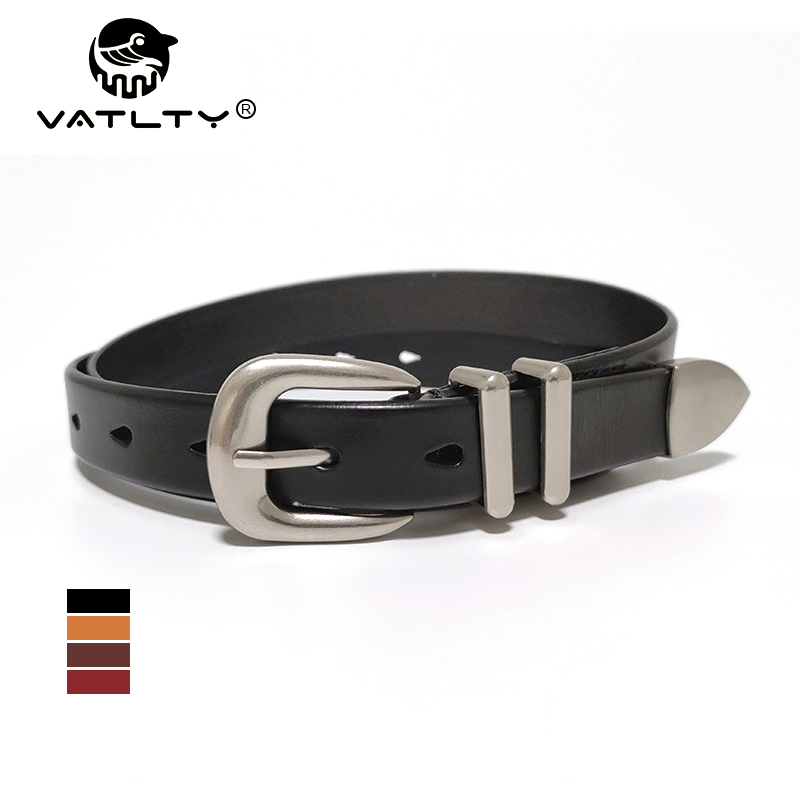 Formal Belt Leather Thin - VATLTY 2.3 cm Kadınlar için Deri