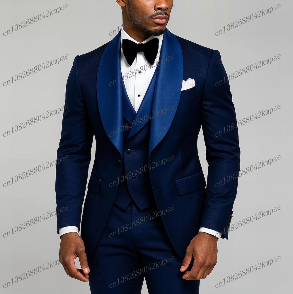 Yeni Lacivert Resmi Erkek Takı - Men Formal Wear Wedding incelemesi ve fiyatı