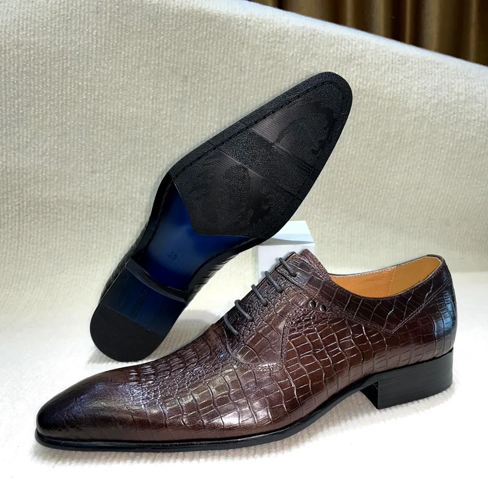 İtalyan Lüks erkek Sivri Burun - Men Formal Wear Wedding incelemesi ve fiyatı
