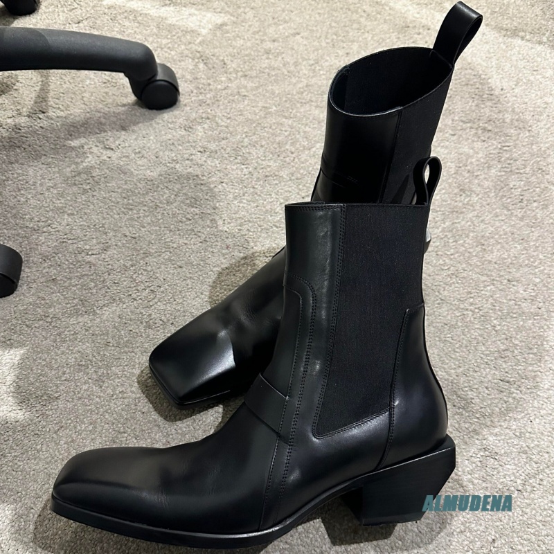 Kare Burunlu Erkek Siyah Deri  - Men'S Formal Style incelemesi ve fiyatı