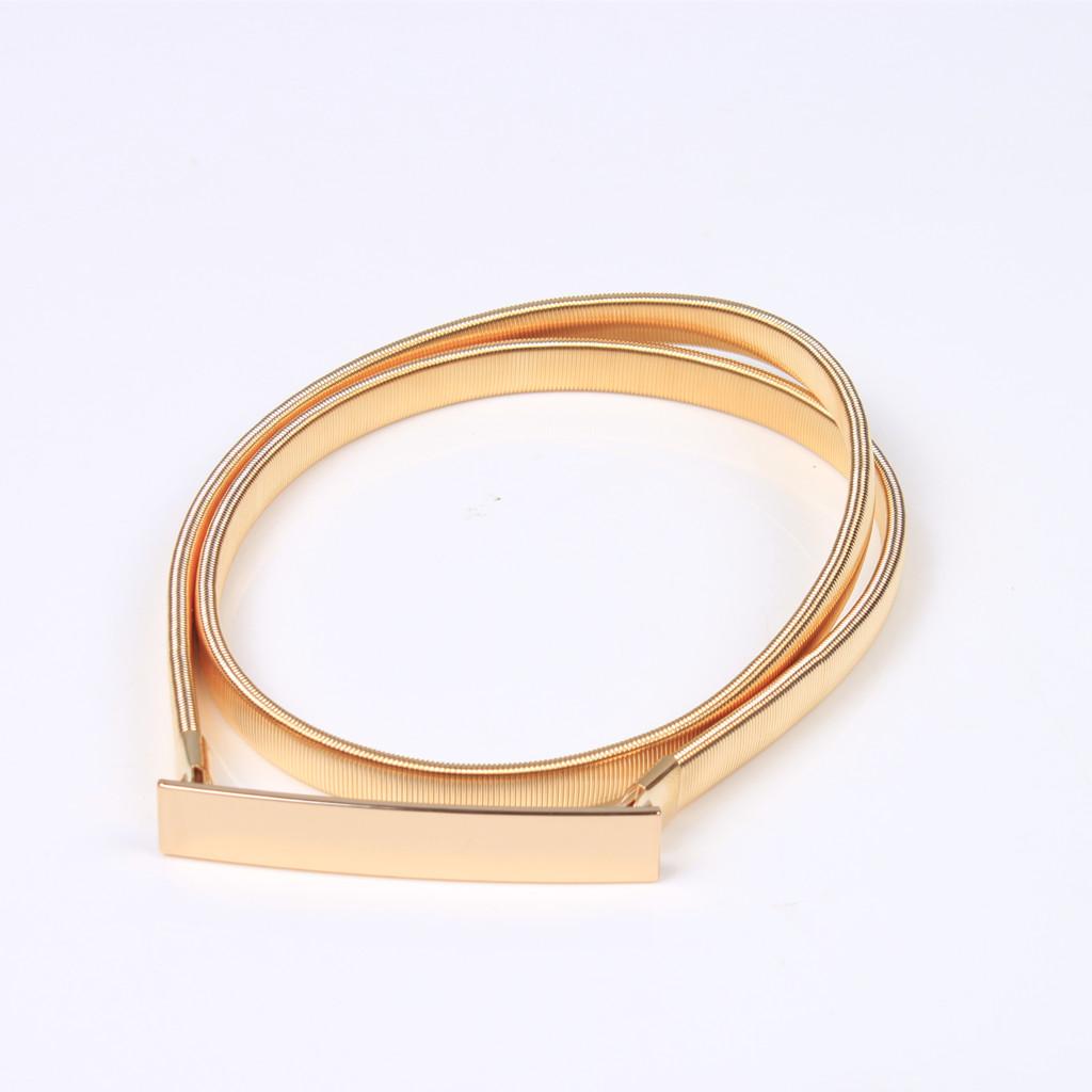 İnce Elastik Bel Kemeri Altın  - Formal Belt Leather Thin incelemesi ve fiyatı