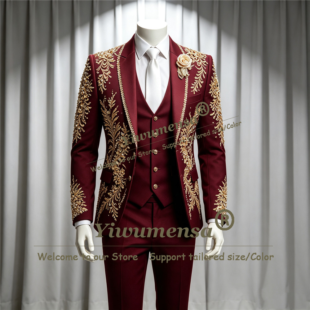Lüks Kristaller Boncuk işi Tak - Men Formal Wear Wedding incelemesi ve fiyatı