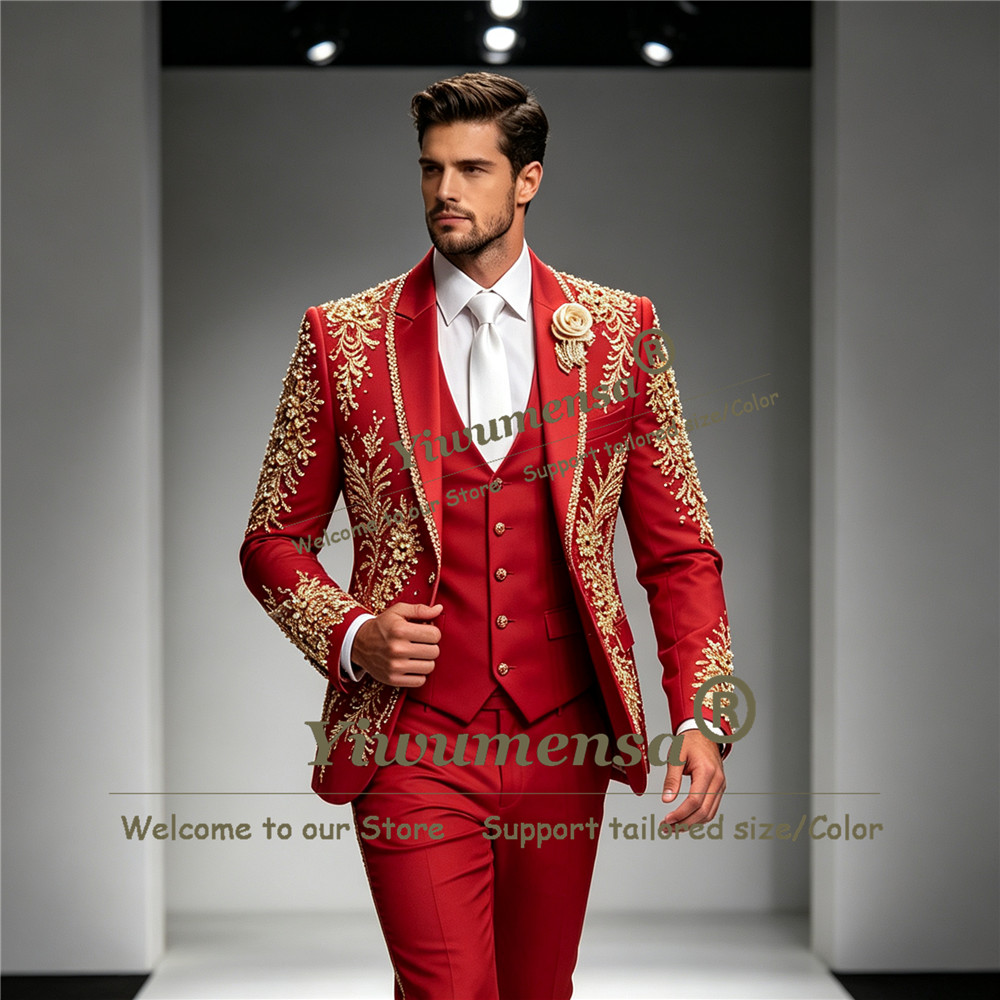 Lüks Kristaller Boncuk işi Tak - Men Formal Wear Wedding incelemesi ve fiyatı