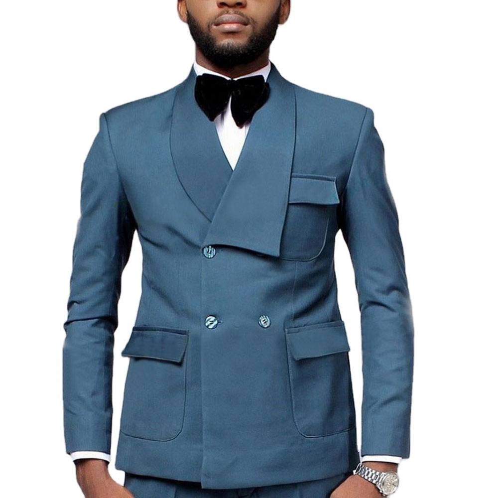 Son Tasarım Kruvaze Göl Mavi B - Men Formal Party Wear Dress incelemesi ve fiyatı