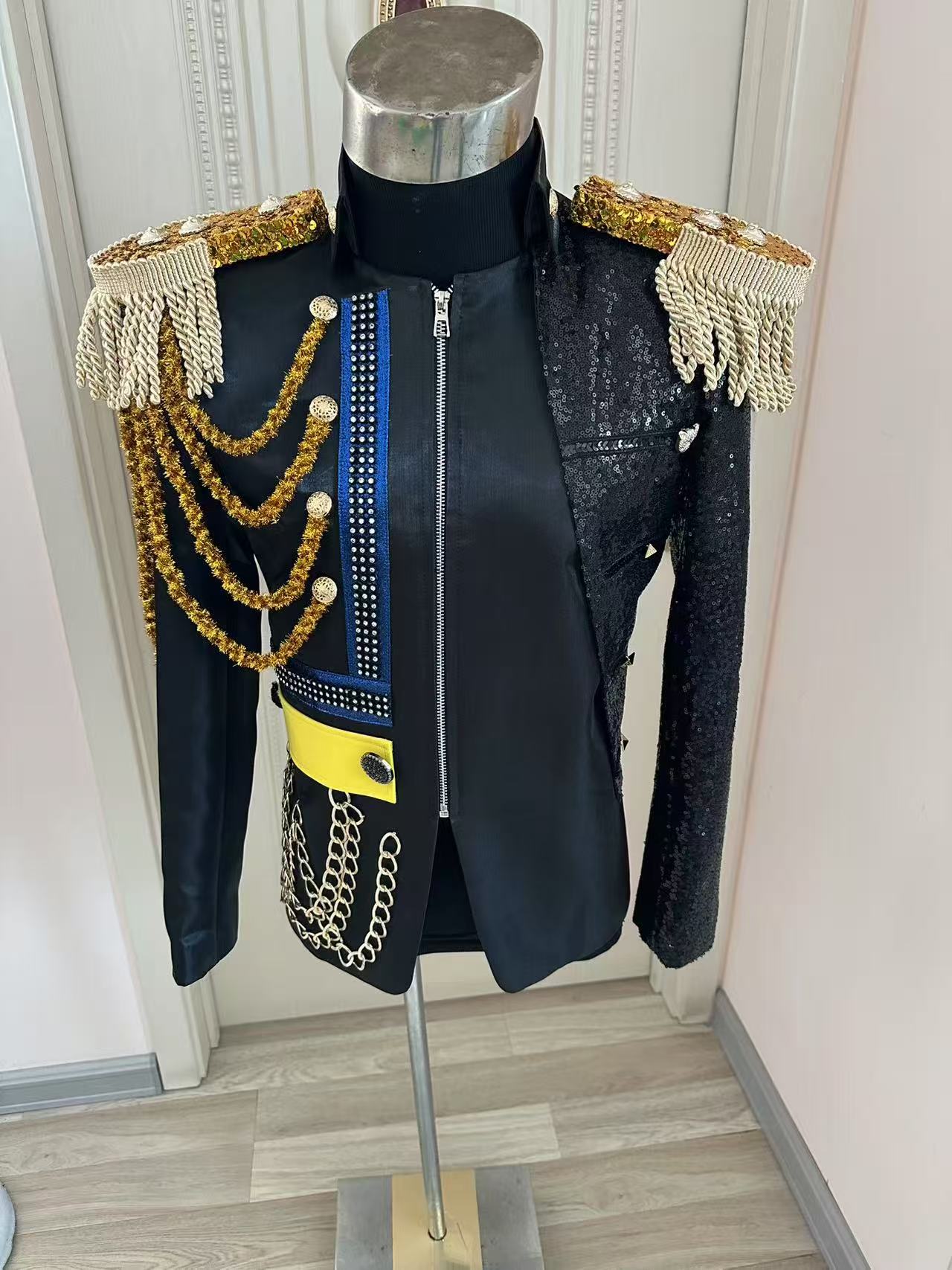 Yeni Erkek Püskül Kraliyet Cek - Men Formal Wear Wedding incelemesi ve fiyatı
