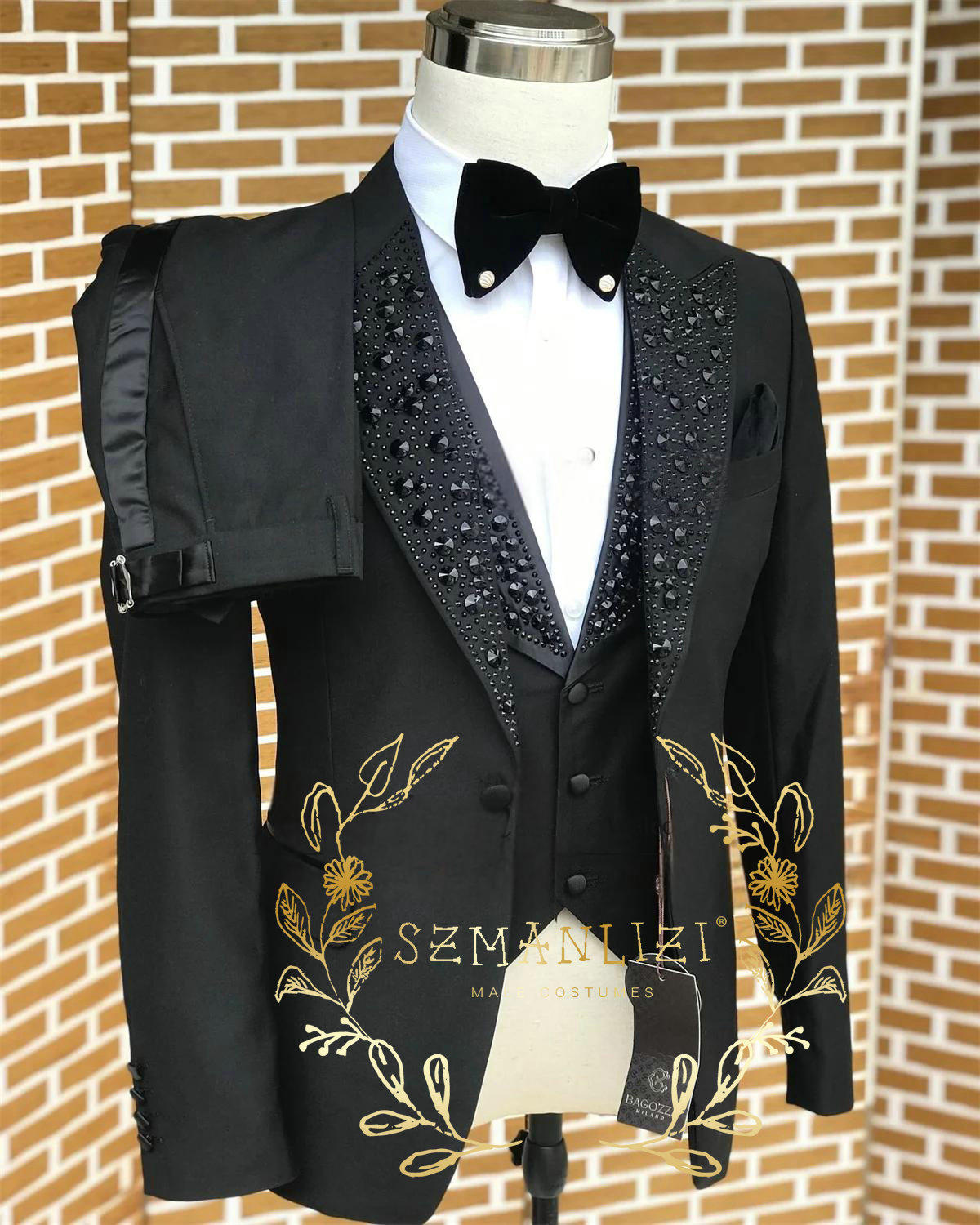 Siyah Erkek Takım Elbise Lüks  - Men Formal Wear Wedding incelemesi ve fiyatı