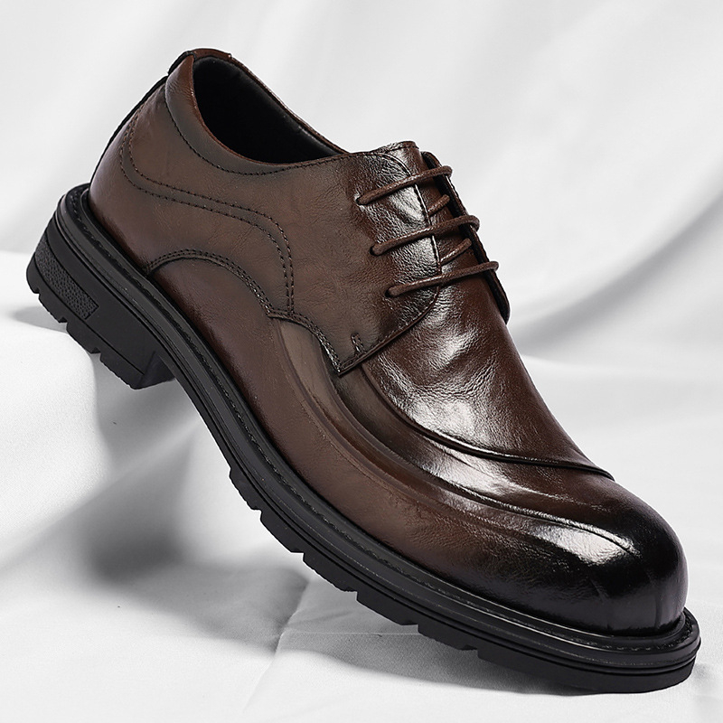 Kahverengi Parlatılmış Hakiki  - Men Formal Wear Wedding incelemesi ve fiyatı