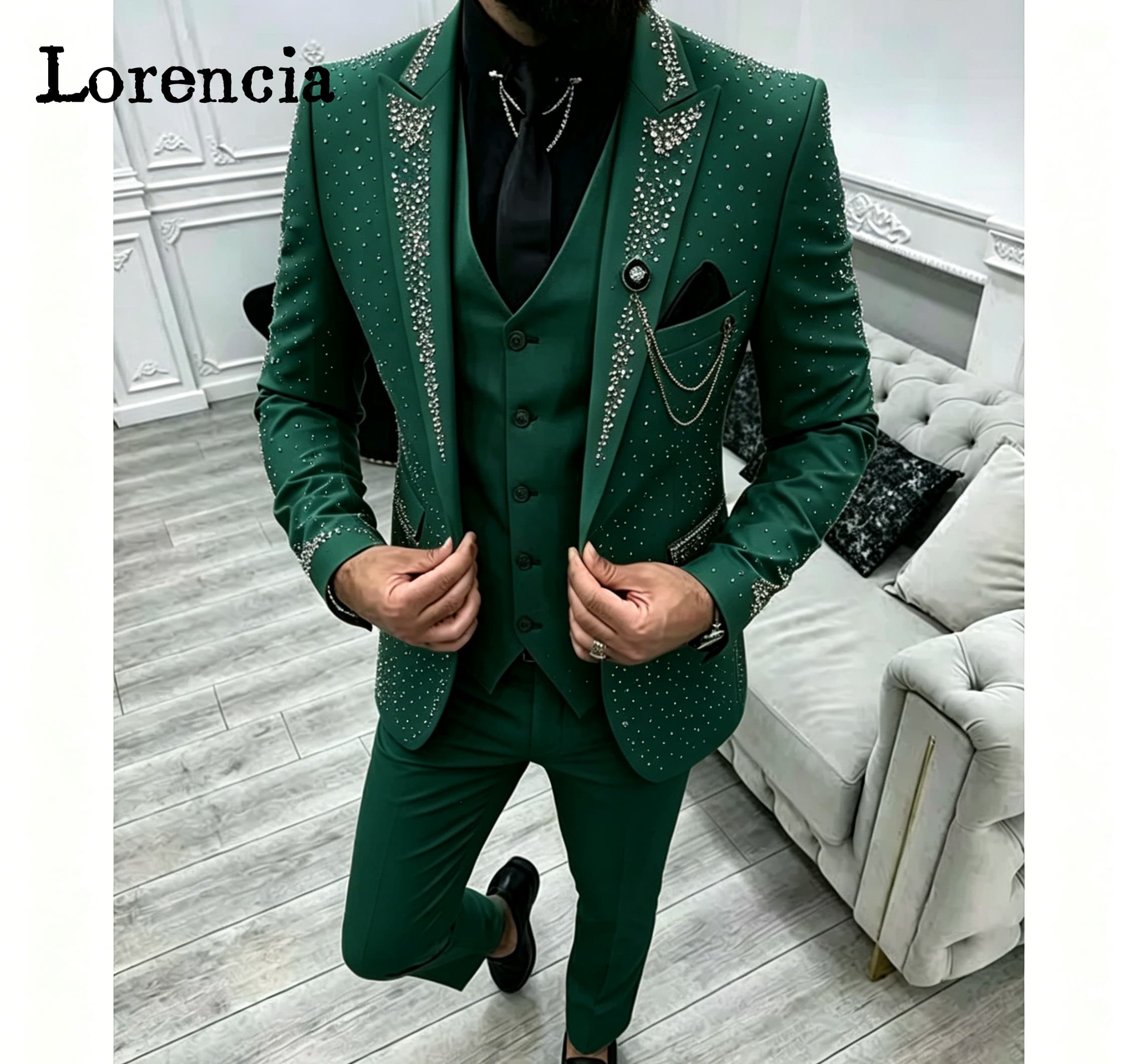 Lüks 3 Parça Resmi Erkek Takım - Elegant Formal Men'S Wear incelemesi ve fiyatı