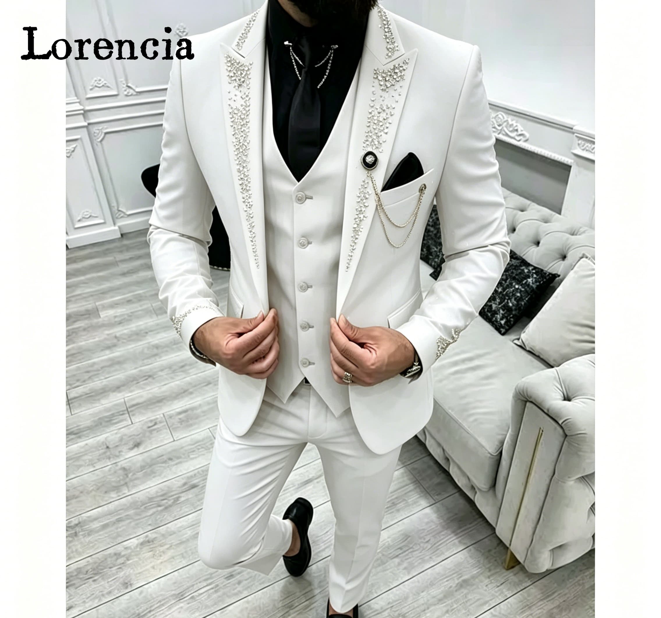 Lüks 3 Parça Resmi Erkek Takım - Elegant Formal Men'S Wear incelemesi ve fiyatı