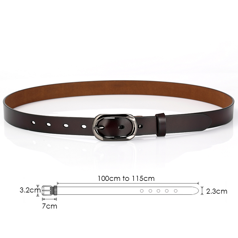 VATLTY 95cm-115cm Deri Kemer K - Formal Belt Leather Thin incelemesi ve fiyatı