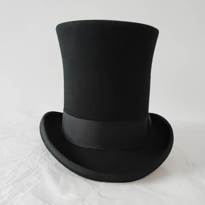 Siyah 25 cm Yün Keçe Yüksek Si - Victorian Men'S Formal Wear incelemesi ve fiyatı