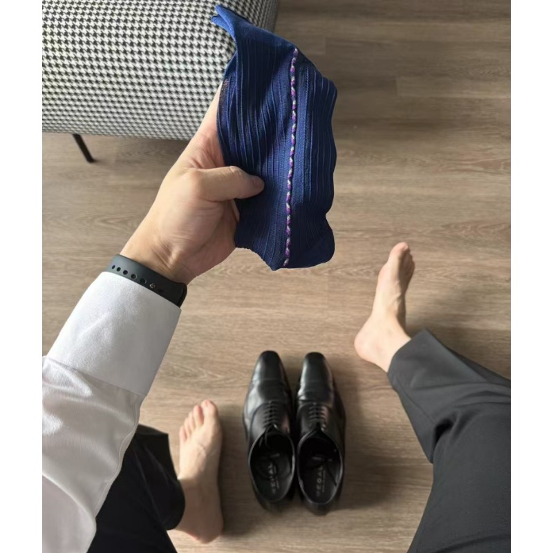Erkek Elbise Çorapları Mavi Si - Men Formal Party Wear Dress incelemesi ve fiyatı