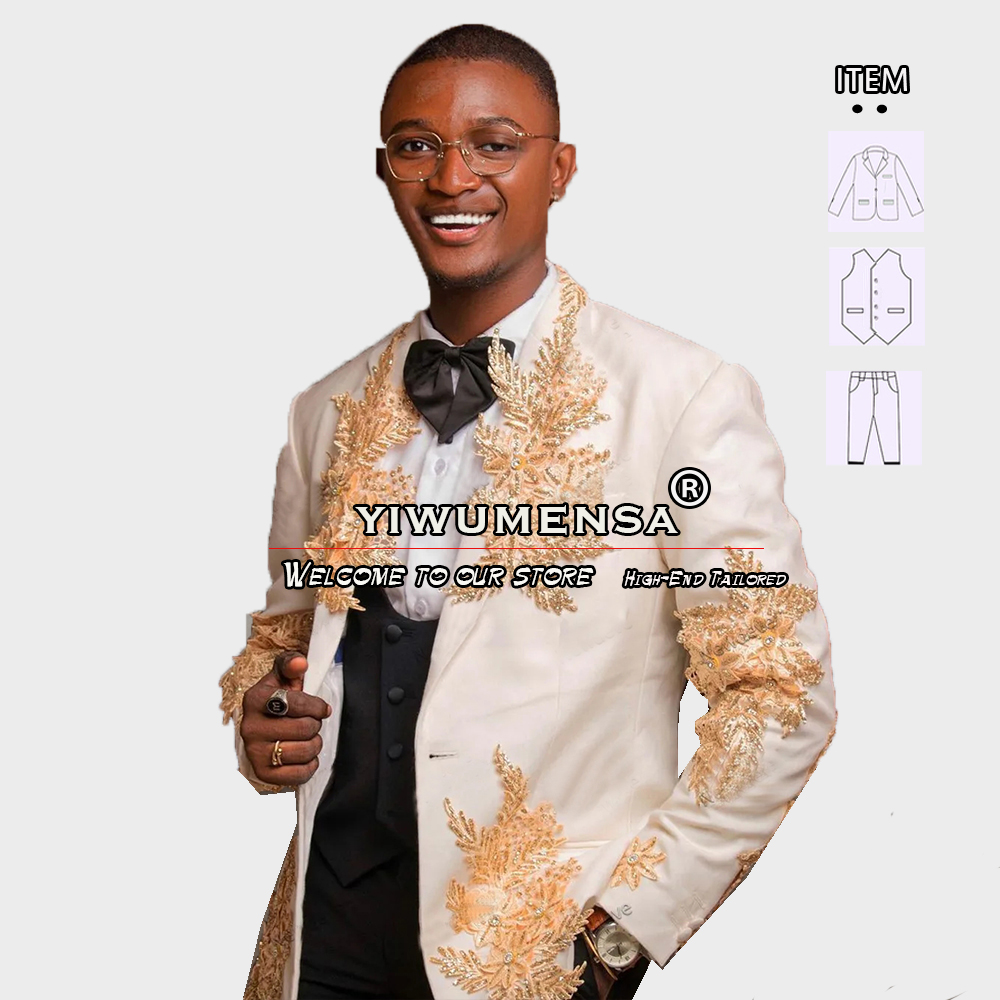 Özelleştirilmiş 3 Parça Takım  - Men Formal Wear Wedding incelemesi ve fiyatı