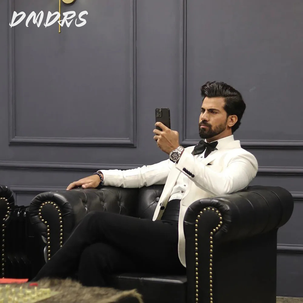 Klasik İngiltere stil beyaz ce - Men Formal Wear Wedding incelemesi ve fiyatı