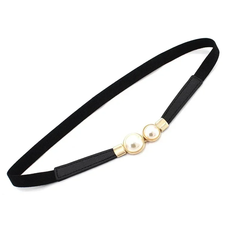 Kadın Kemer Yaratıcı Çift Inci - Formal Belt Leather Thin incelemesi ve fiyatı