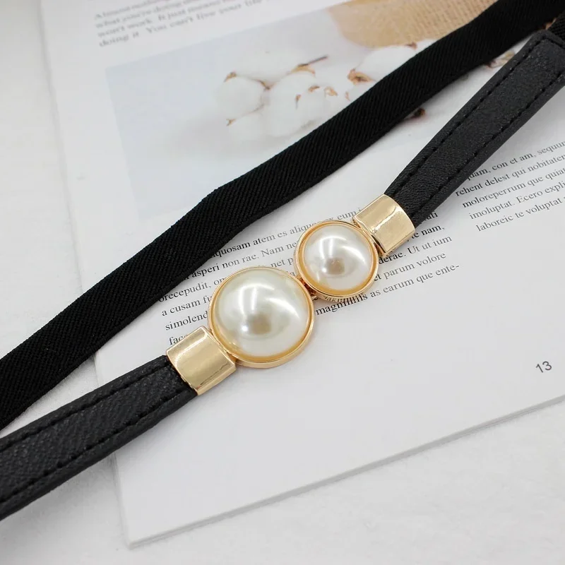 Kadın Kemer Yaratıcı Çift Inci - Formal Belt Leather Thin incelemesi ve fiyatı