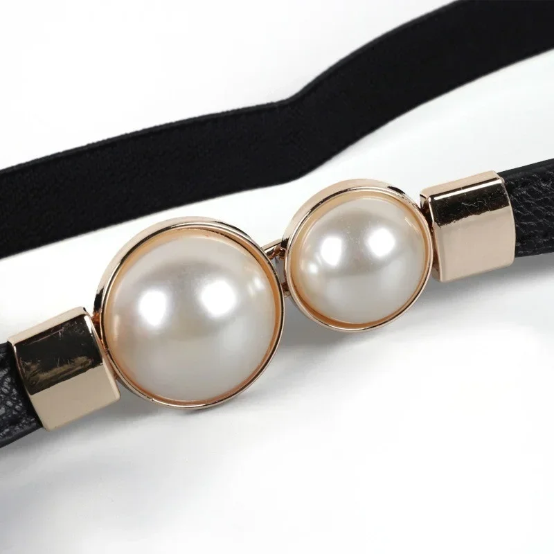 Kadın Kemer Yaratıcı Çift Inci - Formal Belt Leather Thin incelemesi ve fiyatı